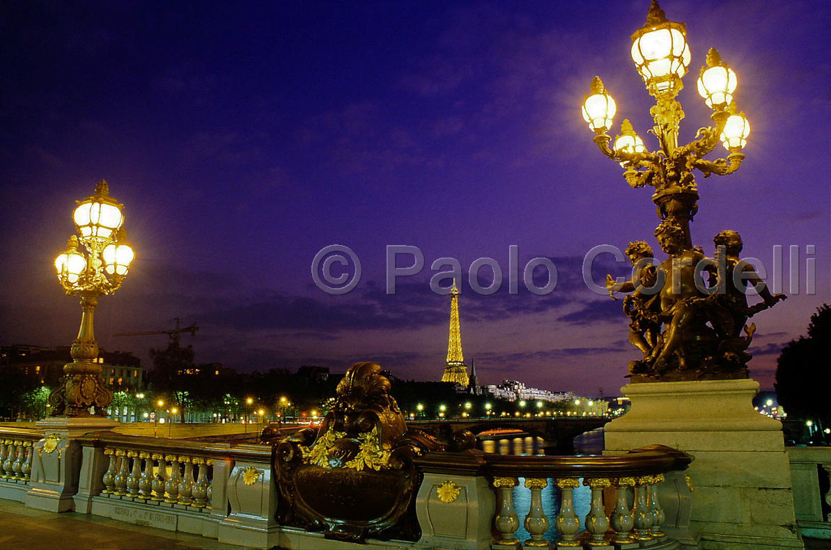 Alexander III Bridge, Paris, France
(cod:Paris 33)